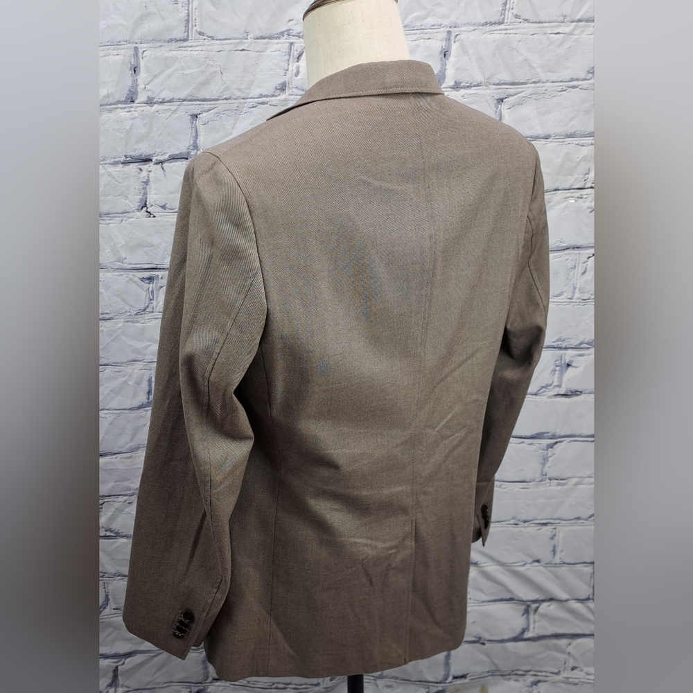 NWT Banana Republic Men's Blazer Sport Coat Tailored Fit Working Cuffs Brown 42R - Picture 12 of 16